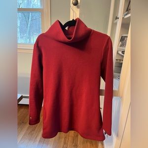 Dudley Stephen’s Cobble Hill Cranberry colored, medium. Great used condition.